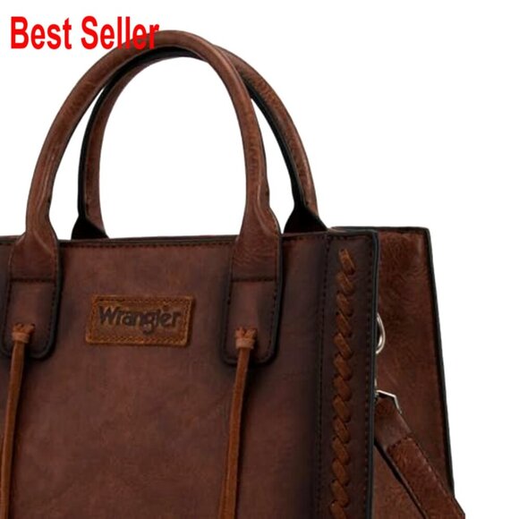 Western Concealed Carry Purse Western Style Handbag & Wallet  Western Vegan Leather Tote Bag with Wallet Set